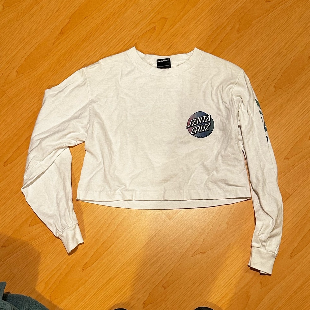 Santa Cruz cropped tee